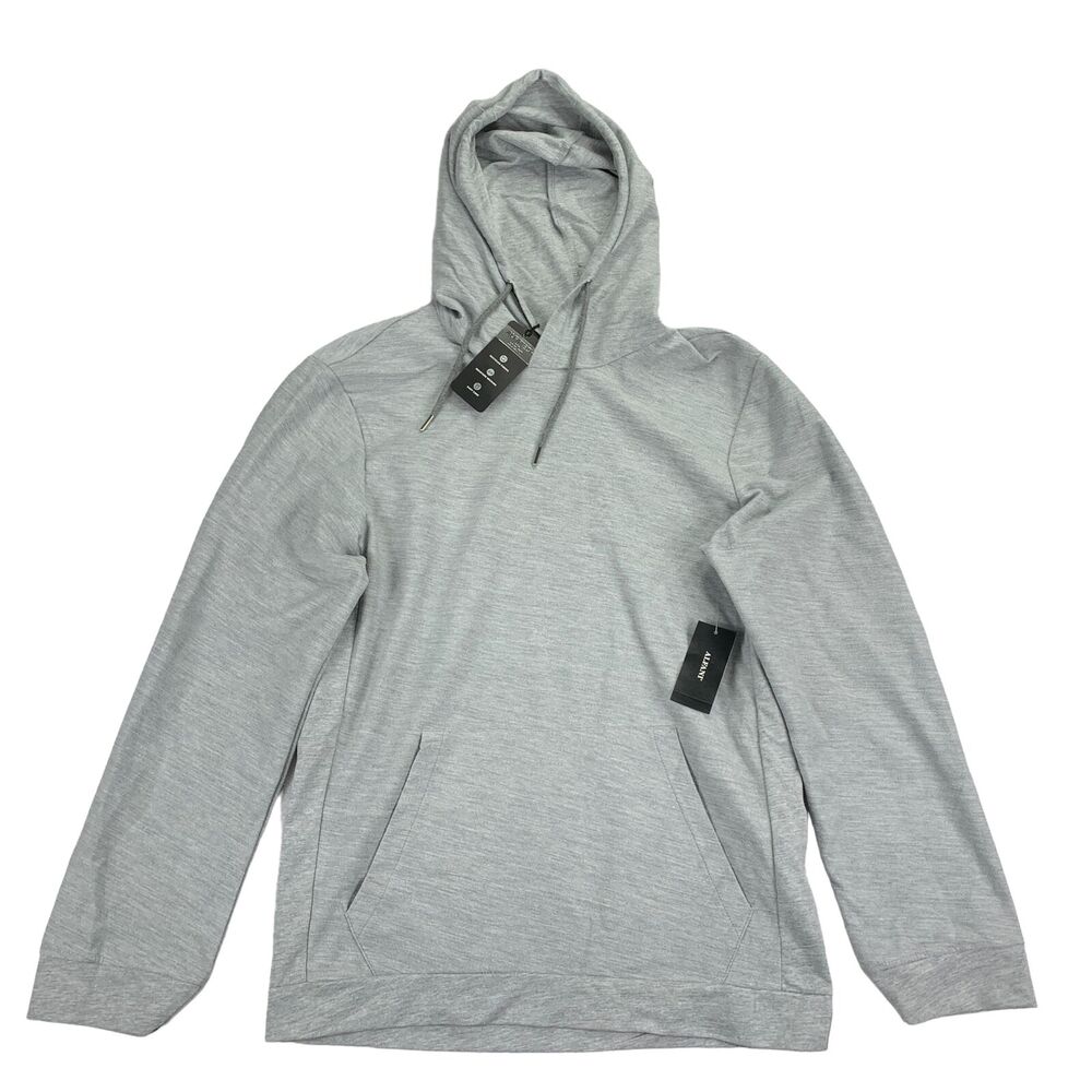 Alfani Mens Moisture Wicking Sleep Pajama Hoodie Heather Gray S